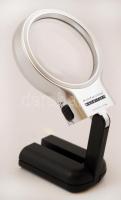 Állványos nagyító, világító leddel, bontatlan, új állapotban