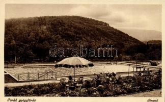 Parád-gyógyfürdő, strand