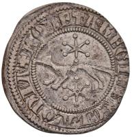 1267-1270. Szlavón Denár Ag "Németújvári Henrik Bán" (0.72g) T:2,2- Hungary 1267-1270. Slavonian Denar Ag "Ban Heinrich von Güssing" (0.72g) C:XF,VF Unger I.: Sz. 11.