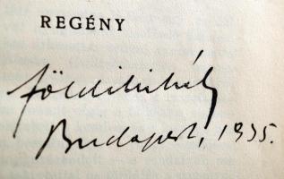 Földi Mihály: A meztelen ember. Bp., é.n., Athenaeum. Szerző által dedikált példány! Kiadói egészvás...