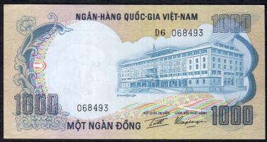 Dél-Vietnam 1972. 50D,100D,200D kis festékfolttal,500D,1000D T:I