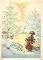 Christmas, Santa Claus, Charlotte Baron E.B.D. Nr. 2021. s: R.A.A. (EK)