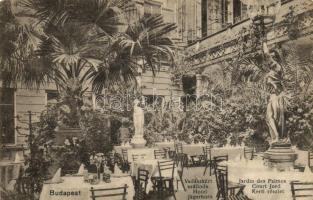 Budapest V. Vadászkürt Szálloda, kert (EK)