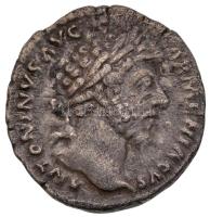 Római Birodalom / Róma / Marcus Aurelius Kr. u. 164-165. Denár Ag (3,3g) T:2-,3 karc Roman Empire / Rome / Marcus Aurelius AD 164-165. Denarius Ag "ANTONINVS AVG ARMENIACVS / P M TR P XIX IMP II COS III - ARMEN" (3,3g) C:VF,F scratched RIC III 122.