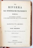 Baedekker: Südost-Frankreich - Francia Riviéra útikönyv. Rengeteg térképpel. / Karl Baedekker: South...