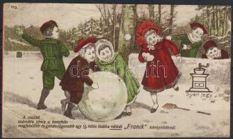 Dekoratív számolócédula/Dekor Zahlzetter