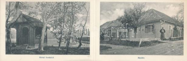 cca 1910 Héviz leporello 12 képpel / Leporello with 12 photos 15x11 cm