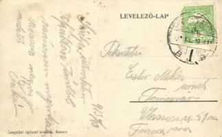 Szenc, Senec; Főtér, Porgesz Simon és Jungkőnig József kereskedései; kiadja Jungkőnig József / main ...