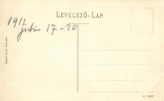 Trencsén, Trencin; Vár, kiadja Gansel Lipót / castle