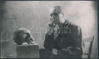 cca 1950 Kettesben, jelzés nélküli fotó Tiszavölgyi József hagyatékából, későbbi előhívás, 11x18 cm