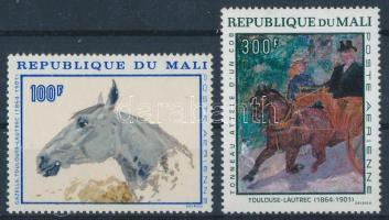 1967 Toulouse-Lautrec festmények sor Mi 158-159