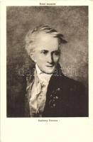 6 db RÉGI motívumlap; magyar híres emberek; Jókai, Petőfi, Csokonai, Kazinczy, Rákóczi / 6 old motiv...