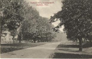 7 db VEGYES amerikai városképes lap / 7 mixed American town-view postcards