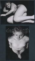 cca 1980 Bolondos szilveszter éjszaka, 5 db finoman erotikus fénykép, 13x9 cm /
cca 1980 5 erotic p...