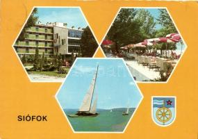 43 db MODERN balatoni városképes lap / 43 modern Hungarian postcards, lake Balaton