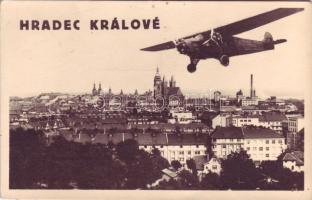 Königgrätz mit Flugzeug