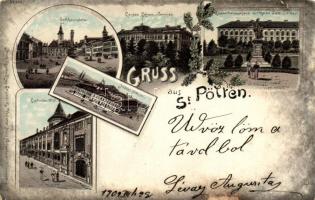 Sankt Pölten, Art Nouveau, litho (small tear)