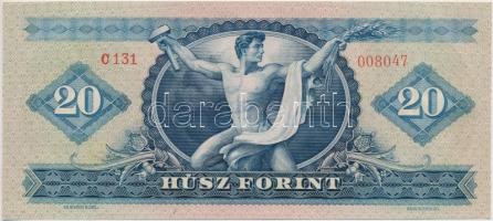 1957. 20Ft T:I
Hungary 1957. 20 Forint C:UNC
Adamo F11