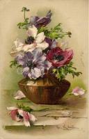 Flower litho s: Klein, Virág litho s: Klein
