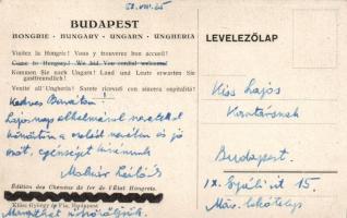 1952 Budapest V. Parlament éjjel (EK)