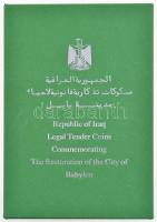 Irak 1982. 5f-1D (7xklf fémpénz) "Emlékérmek Babilon város újjáépítésének alkalmára" forga...