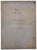 Berán Lajos (1882-1943) 1933. "Magyar Sí Szövetség / 1933.III.1. Csapatbajnokság I. Díj" f...