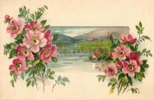 10 db RÉGI motívumlap; művész / 10 old motive cards; art