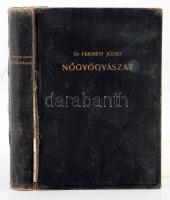 Dr. Frigyesi József: Nőgyógyászat orvosok és orvostanhallgatók részére. Harmadik javított kiadás. Bp., 1948, Stephaneum Nyomda. Kiadói egészvászon kötés, gerincnél szakadt, képekkel illusztrált, néhány lap kijár, kopottas állapotban.