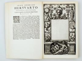 Zsámboky János: Veterum aliquot recentium Medicorum Philosophorumque Icones filozófusok képeivel. Re...