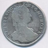 1744KB 15Kr Ag "Mária Terézia" Körmöcbánya (6,06g) T:3,3- lyuktömött
Huszár: 1711., Unger...