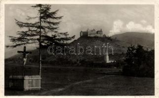 Krasznahorkaváralja, vár, templom, Fuchs József kiadása / castle, church (small tear)