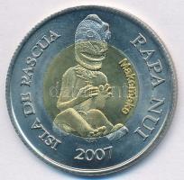Húsvét-sziget 2007. 500P fantáziaveret T:1-
Easter Island 2007. 500 Pesos fantasy coin C:AU