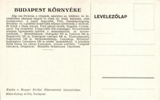Budapest környéke; MÁV Belföldi Turisztikai reklám s: Andor L