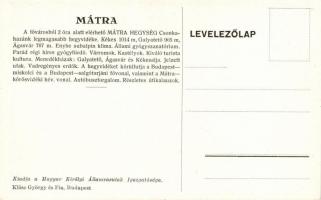 Mátra, MÁV Belföldi Turisztikai reklám s: Bartha