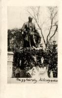 Nagykároly, Kölcsey szobor / statue, photo, vissza So. Stpl (small tear)