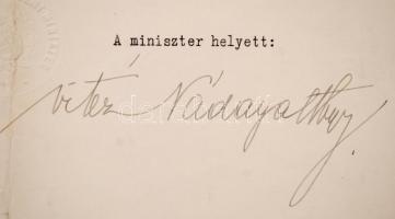 1941 Igazolás Kálóczy András (1885-?) alezredes nyugalomba helyezéséről, többek között első világháb...