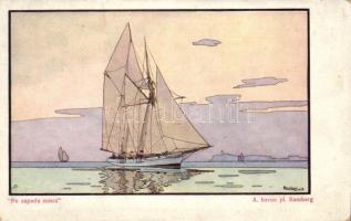 "Po zapadu sunca" / sailing boat s: Ramberg