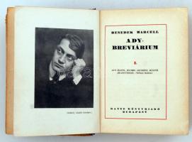 Benedek Marcell: Ady- breviárium. I-II. kötet. Ady élete, emberi arcképe, költői jelentősége, prózai...