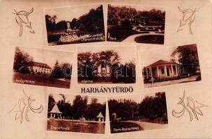 Harkányfürdő, I.o. gyógyfürdő, gyógyterem, Park-rózsatelep