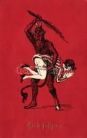 Krampus, Spanking