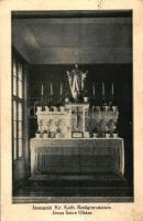 Jászapáti, Kir. Katolikus Reálgimnázium, Jézus szíve oltára, belső (EB)