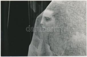 1982 Jankovszky György(1946-): Szkéné színház, hátoldalon feliratozva, pecséttel jelzett, 11x17 cm