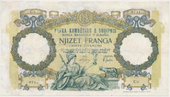 Albánia / Olasz megszállás 1939. 20Fr T:restaurált Albania / Italian occupation 1939. 20 Franga C:restored