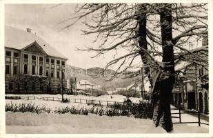 Jolsva, Horthy Miklós tér, Coburg hercegi kastély / square, castle