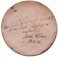 DN "Savaria" egyoldalas kerámia plakett (90mm) T:2