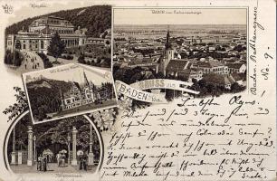 1896 Baden bei Wien Litho