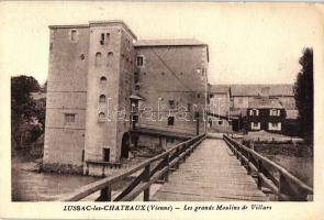 Lussac-les-Chateaux, Grands Moulins de Villars / mill