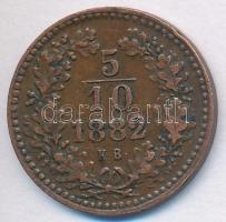 1882KB 5/10kr Cu T:2 Adamo M3.1