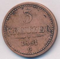 1851G 3kr Cu T:3  Adamo M6