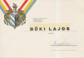 1930 Szeged: Meghívó a szegedi Nemzeti Megújhodás Domborművének, a Nemzeti Nagyjaink Emlékcsarnokának átadására, valamint az ötezredeik népiskola és a tudományegyetem zárókő-letételének a kormányzó részvételével tartott ünnepére